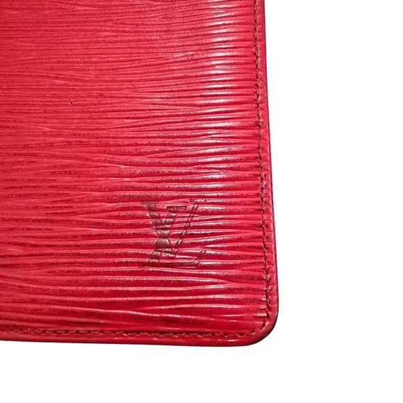 Louis Vuitton Epi Red Bi Fold Wallet - Picture 2 of 5